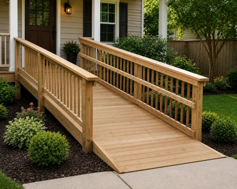 Accessible Ramp Installation in Wilmington, NC